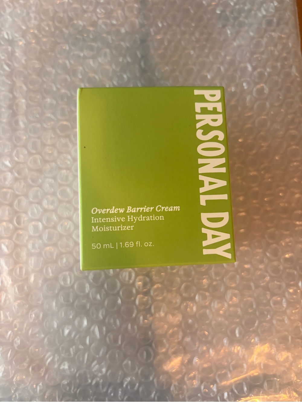 Persona Overdew Barrier Cream Intensive Hydration Moisturizer